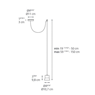 Artemide Giò.light Off Center suspension lamp LED - Buy now on ShopDecor - Discover the best products by ARTEMIDE design