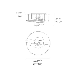 Artemide Mercury ceiling lamp LED 3000K - Buy now on ShopDecor - Discover the best products by ARTEMIDE design