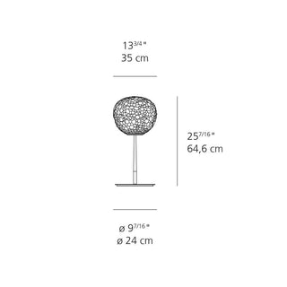 Artemide Meteorite 35 Stelo table lamp with stem - Buy now on ShopDecor - Discover the best products by ARTEMIDE design