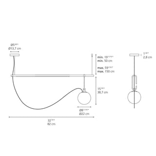 Artemide NH S2 22 suspension lamp - Buy now on ShopDecor - Discover the best products by ARTEMIDE design