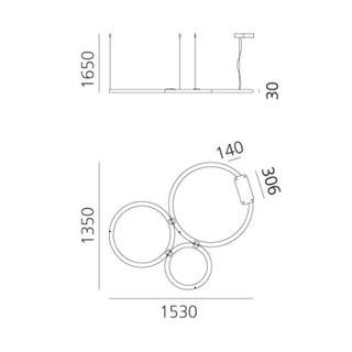 Artemide Ripple Cluster 3 suspension lamp LED - Buy now on ShopDecor - Discover the best products by ARTEMIDE design