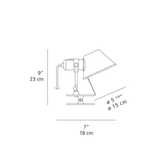 Artemide Tolomeo Pinza wall lamp LED 3000K - Buy now on ShopDecor - Discover the best products by ARTEMIDE design