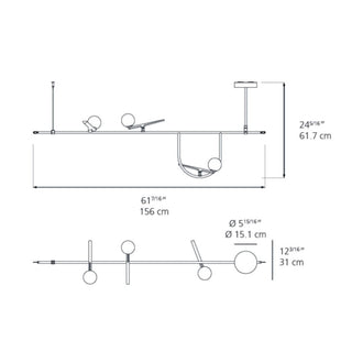 Artemide Yanzi SC1 suspension lamp LED - Buy now on ShopDecor - Discover the best products by ARTEMIDE design