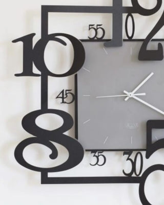 Arti e Mestieri Amos wall clock nero - Buy now on ShopDecor - Discover the best products by ARTI E MESTIERI design