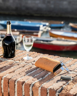 L'Atelier Du Vin Bilame Nomad corkscrew in leather pouch - Buy now on ShopDecor - Discover the best products by L'ATELIER DU VIN design