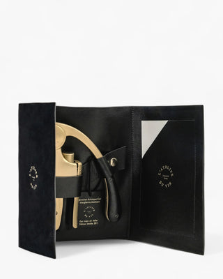 L'Atelier Du Vin Oeno Motion Gold Nomad corkscrew in leather pouch - Buy now on ShopDecor - Discover the best products by L'ATELIER DU VIN design