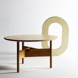 Atipico Orbital diam.50 cm small Table wood - Buy now on ShopDecor - Discover the best products by ATIPICO design