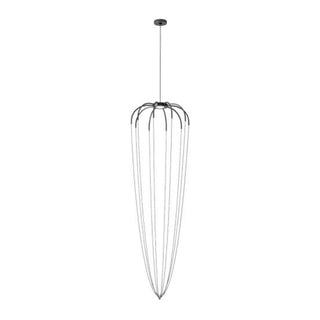 Axolight Alysoid 51G LED suspension lamp by Ryosuke Fukusada Axolight Anthracite grey Polished black NI - Buy now on ShopDecor - Discover the best products by AXOLIGHT design