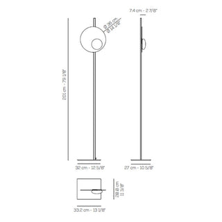 Axolight Kwic 36 LED floor lamp by Serge & Robert Cornelissen - Buy now on ShopDecor - Discover the best products by AXOLIGHT design