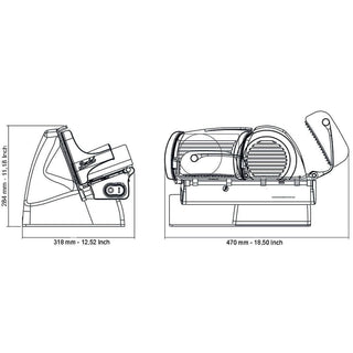 Berkel Home Line 200 Slicer with blade diam. 195 mm - Buy now on ShopDecor - Discover the best products by BERKEL design