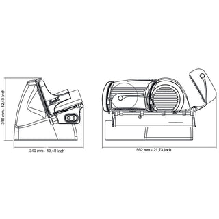 Berkel Home Line 250 Slicer with blade diam. 250 mm - Buy now on ShopDecor - Discover the best products by BERKEL design