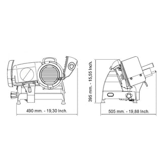 Berkel Red Line 250 Slicer with blade diam. 250 mm - Buy now on ShopDecor - Discover the best products by BERKEL design