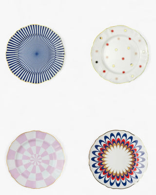 Bitossi Abracadabra set 4 dinner plates diam. 26.5 cm. - 10.43 in. - Buy now on ShopDecor - Discover the best products by BITOSSI HOME design