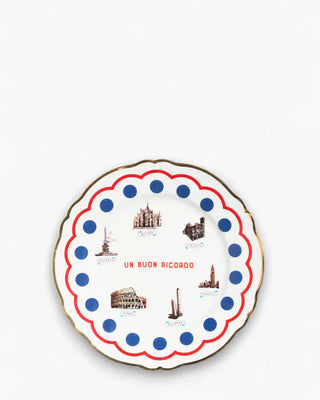 Bitossi Un Buon Ricordo dinner plate diam. 26.5 cm. - 10.43 in. Monuments - Buy now on ShopDecor - Discover the best products by BITOSSI HOME design