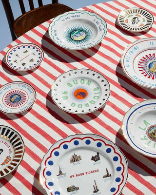 Bitossi Un Buon Ricordo dinner plate diam. 26.5 cm. - 10.43 in. - Buy now on ShopDecor - Discover the best products by BITOSSI HOME design