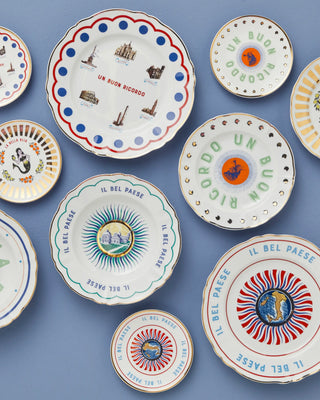 Bitossi Un Buon Ricordo dinner plate diam. 26.5 cm. - 10.43 in. - Buy now on ShopDecor - Discover the best products by BITOSSI HOME design