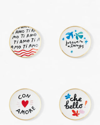 Bitossi Con Amore set 4 small plates diam. 17 cm. - 6.69 in. - Buy now on ShopDecor - Discover the best products by BITOSSI HOME design