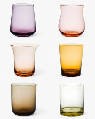 Bitossi Diseguale set 6 tumblers Amber - Buy now on ShopDecor - Discover the best products by BITOSSI HOME design