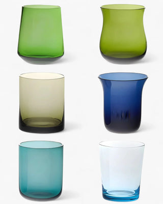 Bitossi Diseguale set 6 tumblers Blue - Buy now on ShopDecor - Discover the best products by BITOSSI HOME design