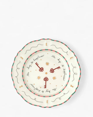 Bitossi Il Frutto della Passione dinner plate diam. 26.5 cm. - 10.43 in. Keys - Buy now on ShopDecor - Discover the best products by BITOSSI HOME design