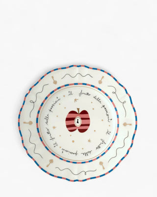 Bitossi Il Frutto della Passione dinner plate diam. 26.5 cm. - 10.43 in. Apple - Buy now on ShopDecor - Discover the best products by BITOSSI HOME design