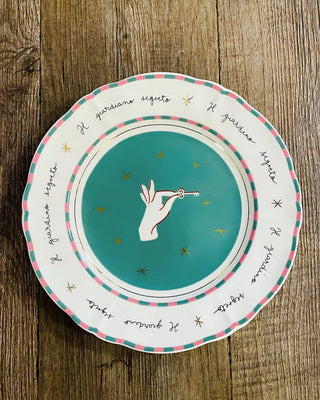 Bitossi Il Frutto della Passione fruit plate diam. 20.5 cm. - 8.07 in. - Buy now on ShopDecor - Discover the best products by BITOSSI HOME design