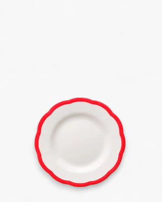 Bitossi Petalo dinner plate with scalloped rim Red 16 cm. - 6.30 in. - Buy now on ShopDecor - Discover the best products by BITOSSI HOME design