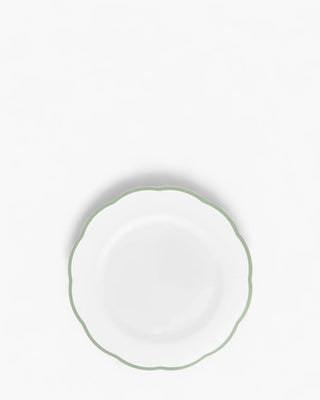 Bitossi Petalo dinner plate with scalloped rim Green 16 cm. - 6.30 in. - Buy now on ShopDecor - Discover the best products by BITOSSI HOME design