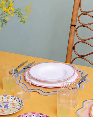 Bitossi Petalo dinner plate with scalloped rim - Buy now on ShopDecor - Discover the best products by BITOSSI HOME design