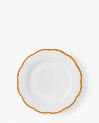 Bitossi Petalo dinner plate with scalloped rim Ocher 27.5 cm. - 10.83 in. - Buy now on ShopDecor - Discover the best products by BITOSSI HOME design