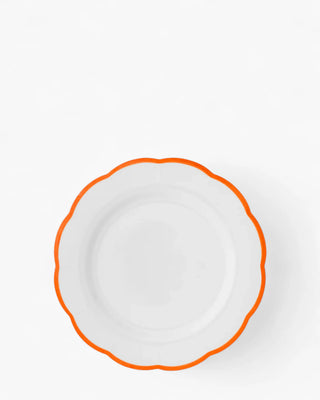 Bitossi Petalo dinner plate with scalloped rim Rust red 27.5 cm. - 10.83 in. - Buy now on ShopDecor - Discover the best products by BITOSSI HOME design