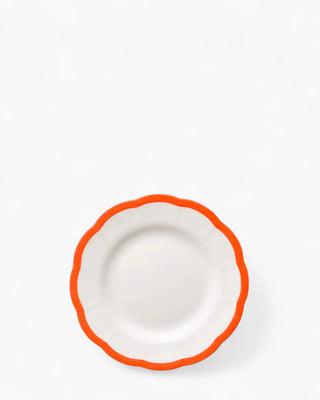 Bitossi Petalo dinner plate with scalloped rim Rust red 16 cm. - 6.30 in. - Buy now on ShopDecor - Discover the best products by BITOSSI HOME design