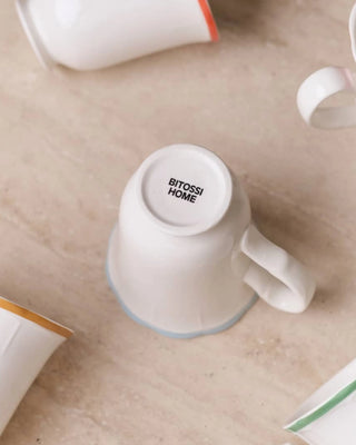 Bitossi Petalo mug with scalloped rim - Buy now on ShopDecor - Discover the best products by BITOSSI HOME design