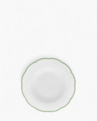 Bitossi Petalo soup plate with scalloped rim Green - Buy now on ShopDecor - Discover the best products by BITOSSI HOME design