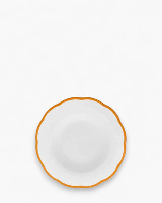 Bitossi Petalo soup plate with scalloped rim Ocher - Buy now on ShopDecor - Discover the best products by BITOSSI HOME design
