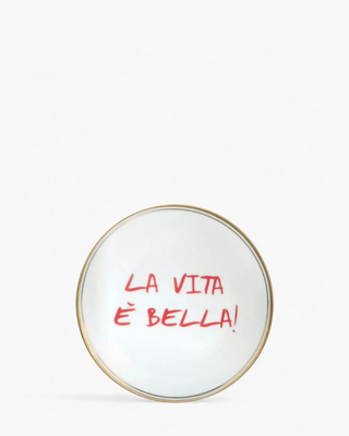 Bitossi La Tavola Scomposta small plate diam. 17 cm - 6.69 in. La Vita è Bella - Buy now on ShopDecor - Discover the best products by BITOSSI HOME design