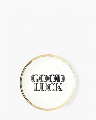 Bitossi La Tavola Scomposta small plate diam. 17 cm - 6.69 in. Good Luck - Buy now on ShopDecor - Discover the best products by BITOSSI HOME design