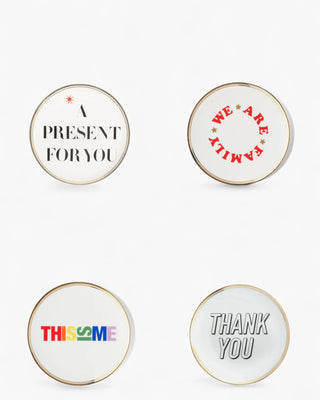 Bitossi La Tavola Scomposta set 4 small plates mod. 2 - Buy now on ShopDecor - Discover the best products by BITOSSI HOME design