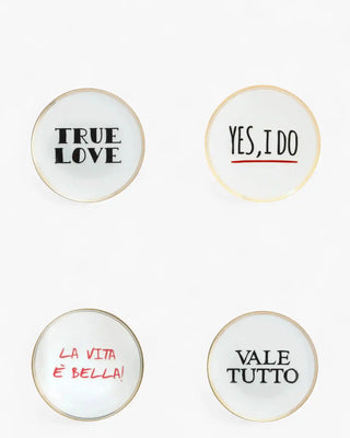 Bitossi La Tavola Scomposta set 4 small plates mod. 3 - Buy now on ShopDecor - Discover the best products by BITOSSI HOME design