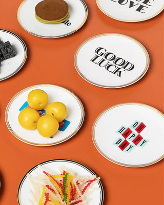 Bitossi La Tavola Scomposta set 4 small plates mod. 4 - Buy now on ShopDecor - Discover the best products by BITOSSI HOME design