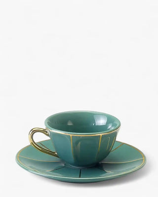Bitossi Vintage cup with saucer Green - Buy now on ShopDecor - Discover the best products by BITOSSI HOME design