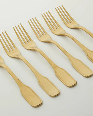 Bitossi Vintage 24-piece cutlery set gold finish - Buy now on ShopDecor - Discover the best products by BITOSSI HOME design