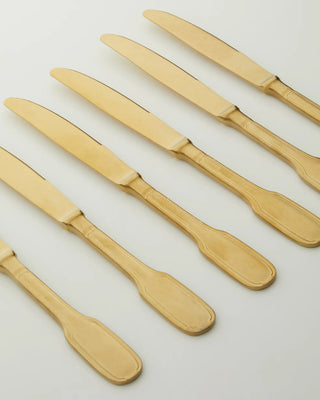 Bitossi Vintage 24-piece cutlery set gold finish - Buy now on ShopDecor - Discover the best products by BITOSSI HOME design