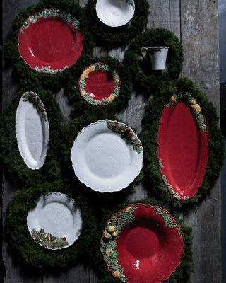Bordallo Pinheiro Christmas Garland plate - Buy now on ShopDecor - Discover the best products by BORDALLO PINHEIRO design