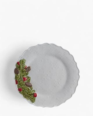 Bordallo Pinheiro Christmas Garland plate 30 cm. - 11.81 in. - Buy now on ShopDecor - Discover the best products by BORDALLO PINHEIRO design