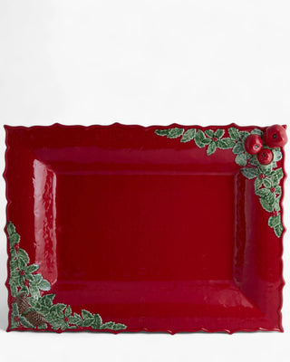 Bordallo Pinheiro Christmas Garland tray - Buy now on ShopDecor - Discover the best products by BORDALLO PINHEIRO design