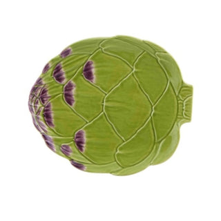 Bordallo Pinheiro Artichoke dessert plate 23.5x20.8 cm. Light Green - Buy now on ShopDecor - Discover the best products by BORDALLO PINHEIRO design