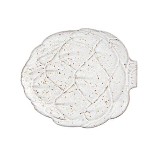 Bordallo Pinheiro Artichoke dessert plate 23.5x20.8 cm. White - Buy now on ShopDecor - Discover the best products by BORDALLO PINHEIRO design