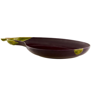 Bordallo Pinheiro Aubergine platter 50x28.5 cm. - Buy now on ShopDecor - Discover the best products by BORDALLO PINHEIRO design