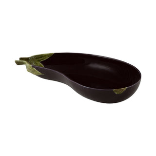 Bordallo Pinheiro Aubergine salad bowl 39x22 cm - 15.59x8.67 inch - Buy now on ShopDecor - Discover the best products by BORDALLO PINHEIRO design